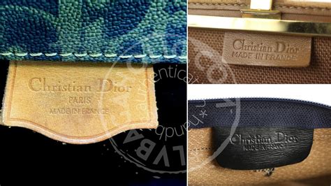 vintage dior tags|Dior handbag authentication check.